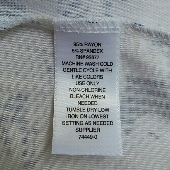 BOUTIQUE FLORAL/STRIPED SHORT SLEEVES TOP SIZE:2X - Picture 7 of 7